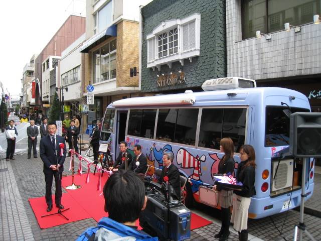 中田市長が挨拶をしています。