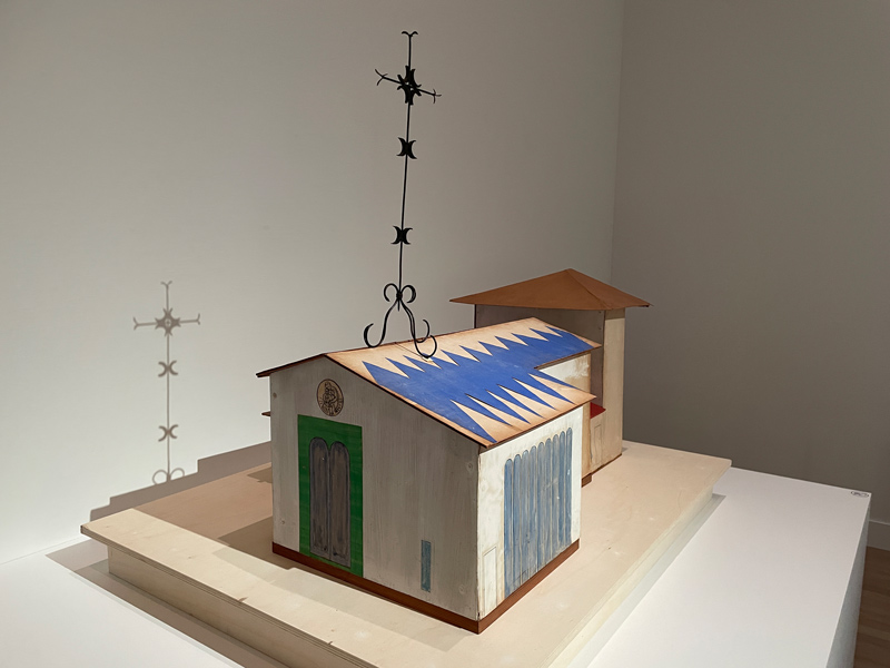 マティス展で飾られていたロザリオ礼拝堂の模型