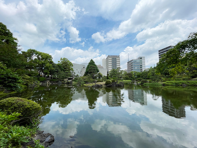 東京両国の旧安田庭園