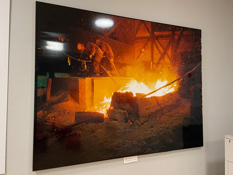 東京両国の旧安田庭園内にある刀剣博物館の常設展示