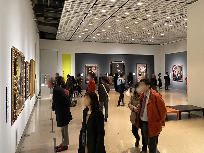 「西洋絵画、どこから見るか？－ルネサンスから印象派まで　サンディエゴ美術館 VS 国立西洋美術館」の会場内の様子